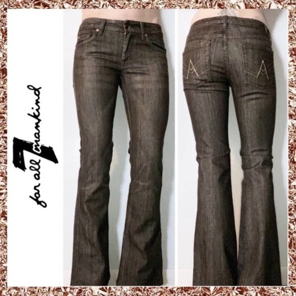 7 For All Mankind Denim - 7 For All Mankind 'A' Pocket Jeans Brown